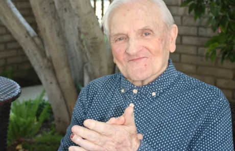 Senior Man Resident at Regency Park Oak Knoll Pasadena